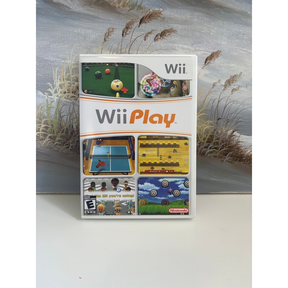 Nintendo Wii Play Video Game Case and Manual Included UNTESTED